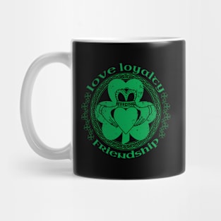 Claddagh Irish Shamrock St Patricks Day T Mug